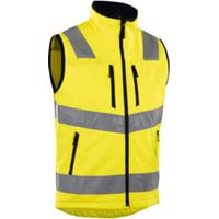 Blakläder Warnschutz-Softshell-Weste, gelb, Unisex-Größe: M