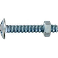 Boulon Poelier Zingué 8x80 Fixation Polyvalente Et Durable - Vynex