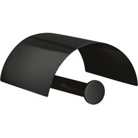Lineabeta - Porte-rouleau Baketo avec couvercle en laiton noir