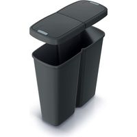 Papelera con 2 tapas independientes - 50L