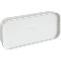 Bouchon de fermeture pour tube Ventilation rectangulaire et ses accessoires 150 x 70 mm blanc - First Plast