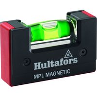 Hultafors Mini-Wasserwaage mit Magnet, Libelle mit Lupeneffekt und Reflektor