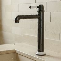 Robinet PaulGurkes Long pour lavabo à poser Nostalgie Antique Noir