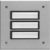 Grothe ETA 803 EV1 Placa de piso, aluminio, empotrada, plata anodizado, 55803