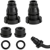 Universal Repair Kit for Brake Clutch Slave Master Cylinder Pipe Connector Joint Clip Seal Gasket,Clutch Master Cylinder Gasket Seal Repair Kit Replacement for 1K0798741 02F141143A