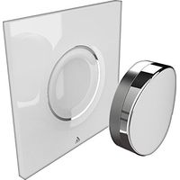 AwoX SP-B SmartPEBBLE Interruttore Bluetooth con comando a gesti, plastica/metallo bianco/cromato, dimensioni: 80 x 80 mm
