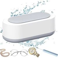 Nettoyeur à Ultrasons Professionnel, Nettoyeur Ultrasonique Ultrasonic Cleaner,Nettoyeur Ultrasons,Bac Ultrasons pour Prothèses Dentaires, Collier, Bagues, Regarder, Vaisselle, Pièces de Monnaie