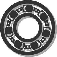 Testa Girevole 12Mm Ext. 24Mm Int. 8Mm Durbal.