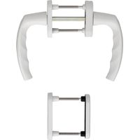 HOPPE® Fenstertürgriffgarnitur Atlanta 0530/66N/U26, Aluminium, 2266574