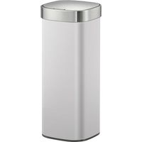 EKO - Poubelle Touch Top Loft 40 litres - Stainless Steel Plastic - gris