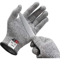 Paire de Gants Anti coupures - Tout Simplement la Meilleure Protection Qui Existe Contre Les coupures du Quotidien (Cuisine, Jardinage, Bricolage) - Protection de Niveau 5 (Large)