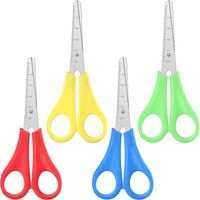 BEBUSINGOTO Stück Kinder-Sicherheitsscheren, Vorschulscheren, Kunststoffgriff, Handscheren für Scrapbooking, Kunst, DIY, Basteln, Kinder