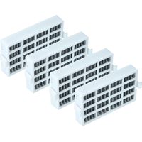 vhbw 4x Filtres compatible avec Whirlpool ARC8009/IX F090380, ARC8140/1/IX F090381, ARC8140IX F092006 réfrigérateur - Filtre hygiénique