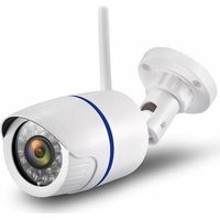 Camera Surveillance WiFi Exterieur Réseau de caméras de surveillance sans fil HD 1080P Caméra WIFI étanche intérieure et extérieure -Crezuo
