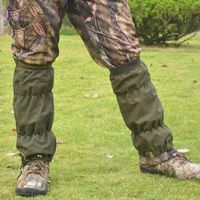 Guêtres de protection anti-serpents pour le bas des jambes, imperméables et ajustables, idéales pour la randonnée, le camping et la pêche.