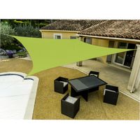 Viereckiges Schattennetz grün Anis WERKA PRO 3,6 x 3,6 m