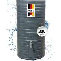 GARANTIA NORDIC Regentonne 300 Liter graphite grey inkl. Deckel