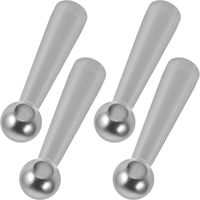 de 4 connecteurs métalliques en alliage de zinc pour rampes