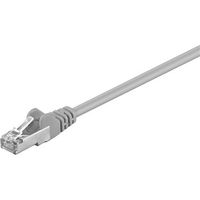 Goobay Netzwerkkabel, Kategorie CAT 5e, geschirmtes verdrilltes Kabel (FTP), RJ-45 Stecker, grau, Länge 2 m. Herstellergarantie für 12 Monate.