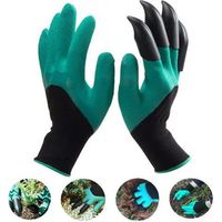 Gants de Jardin avec Griffes, 2 Paires Gants Jardinage, Gant Jardinage , Gants de Jardinage, pour Gants d'outillage Ménager et de Jardin