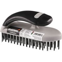 Brosse barbecue Mustang acier 16.5 cm ergonomique