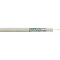 Transmedia KHC21-250RL Câble coaxial (>85dB, 2 couches, 75 Ohm, 1,1 mm/CCS, diamètre : 6,8 mm/PVC)