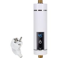 Mini Chauffe-Eau Instantané Électronique, Btstil Chauffe-Eau Instantané 3.5kW Chauffe-Eau Douche pour Salle de Bains Cuisine