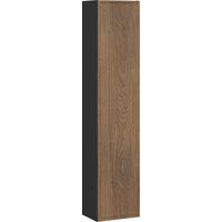 Columna de pared 1 puerta Elena Madera y negro