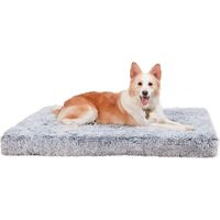 BingoPaw Cama grande para perros Funda extraíble Cama ortopédica para perros Colchón impermeable de felpa lavable - XXL 120x90x10cm