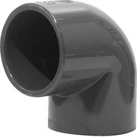 90° PVC Druckarmatur mit kleinem Radius, Innengewinde, Innengewinde, ø63