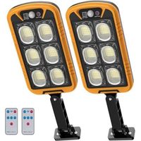 Luce solare per esterni, stile moderno IP66 senza fili, luce solare per esterni con sensore di movimento, faretto LED per esterni da 150 W con 3 modalità di illuminazione, luce 7000 K per giardino/gar