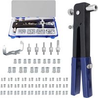 86-piece rivet nut set – includes rivet gun, 5 sizes (M3–M8) and threaded inserts