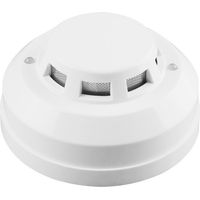 Détecteur de fumée filaire, capteur de fumée d'incendie, alarme incendie, avec fonction de réinitialisation automatique de l'alarme (DC9-24V)