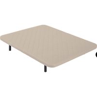 Base tapizada Maxi Somi de Colchones.es tapizado beige de 150x190.
