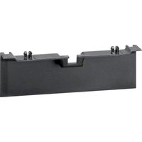 Support pièce de recouvrement pour plinthe SL20115 noir HAGER SL20115A9011