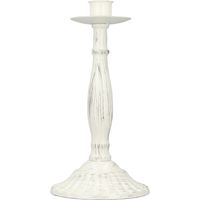 Candle Holders White Iron Material Retro Style Decorative Candlestick Pedestal for Home Decoration