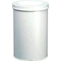 Durable Cubo de basura autoextinguible gris 30 litros acero