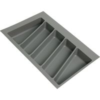 Ramasse couverts pvc anthracite - Largeur maxi : 340 mm - Largeur mini : 290 mm - Pour caisson de largeur : 400 mm - VOLPATO