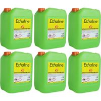 6 Taniche Bioetanolo Naturale 10L Combustibile Ecologico per Biocamini