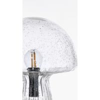 Lampada da Tavolo Vetro Trasparente Moderna Interno H25,5 - MEI-XIN - Colore: Grigio