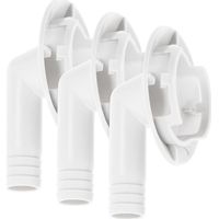 BEBUSINGOTO 3-teiliges Klimaanlagen-Ablaufgarnitur-Set mit Winkeladapter für Fensterklimaanlage und Außengerät