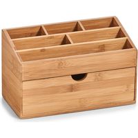 Zeller Organizer Naturale in Bambù con Cassetto