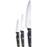 Set mit 3 Pro Reeco BG41026DBL Bergner Edelstahlmessern