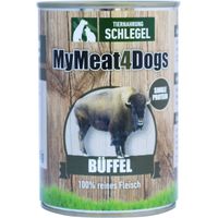 MyMeat4Dogs Hundefutter Reinfleischdose Büffel
