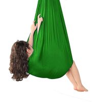 Sensory Swing Indoor Therapy Swing for Adults Kids and Teens W/More Special Needs Sensory Great for Autism,Has A Calming Effect On Children Needs (Gray)