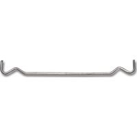 Schwedenträger - Regalboden Halterung zum Einnuten - Länge 220 mm, Lochabstand 217 mm, Stahl verzinkt