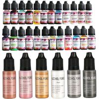Colorant liquide pour résine époxy, colorant, teinture, encre, diffusion UV, résine colorée concentrée