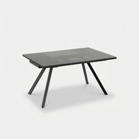 Mesa de comedor extensible de vidrio templado para 10 comensales Mars