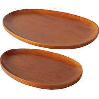 Tabletts aus Holz TORIN, 20-29 cm, 2er-Set