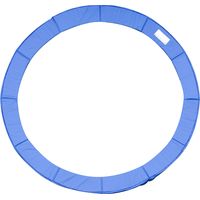 AMXCNOY Couverture de protection pour trampoline filet de sécurité 8ft 10ft 12ft 15ft couverture de protection : Ø366 cm - Bleu (trampoline non inclus)